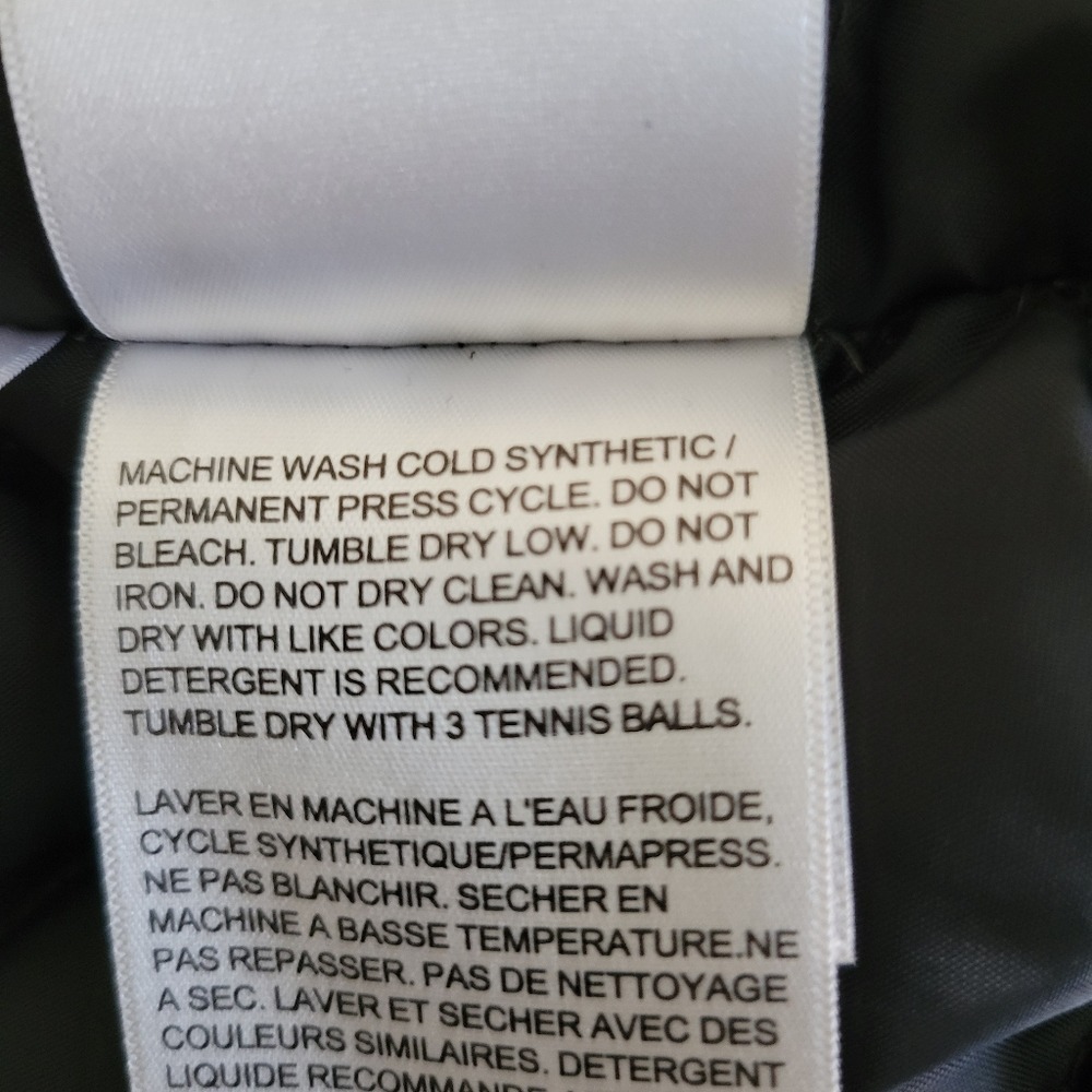 Levi's Womens Down Puffer Jacket Medium Snow Winter Ski Hood Faux Fur - Picture 12 of 16